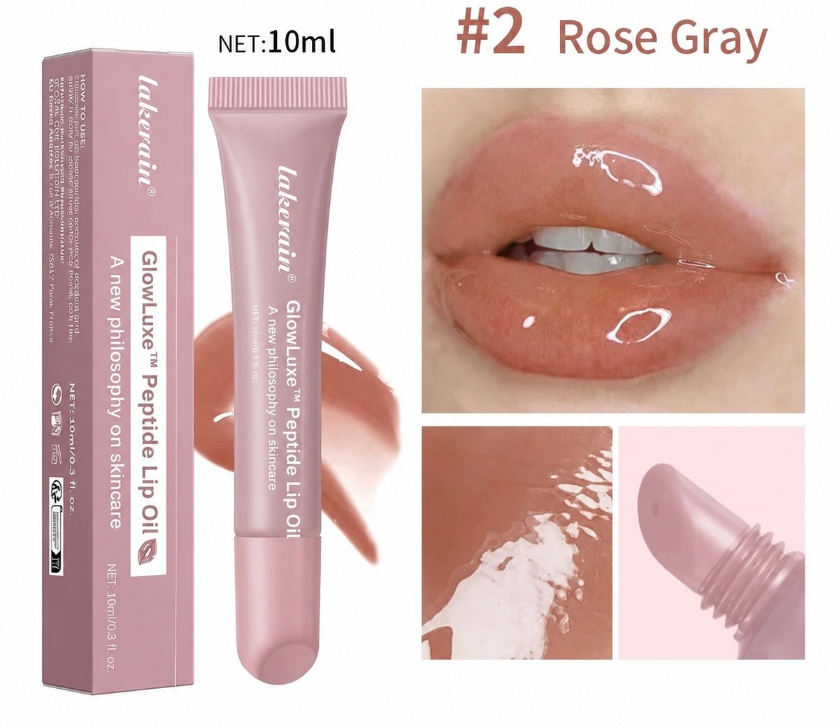GlowLuxe Peptide Lip Oil