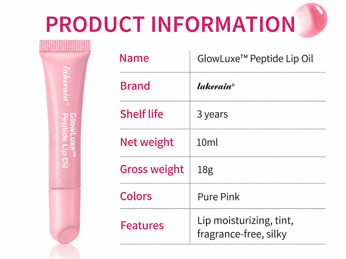 GlowLuxe Peptide Lip Oil