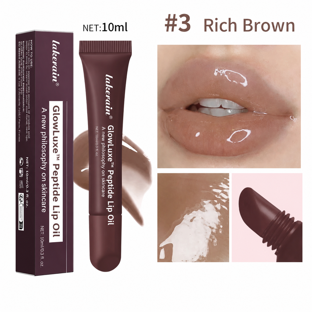 GlowLuxe Peptide Lip Oil