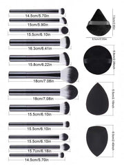 SilkTouch Makeup Brush Set