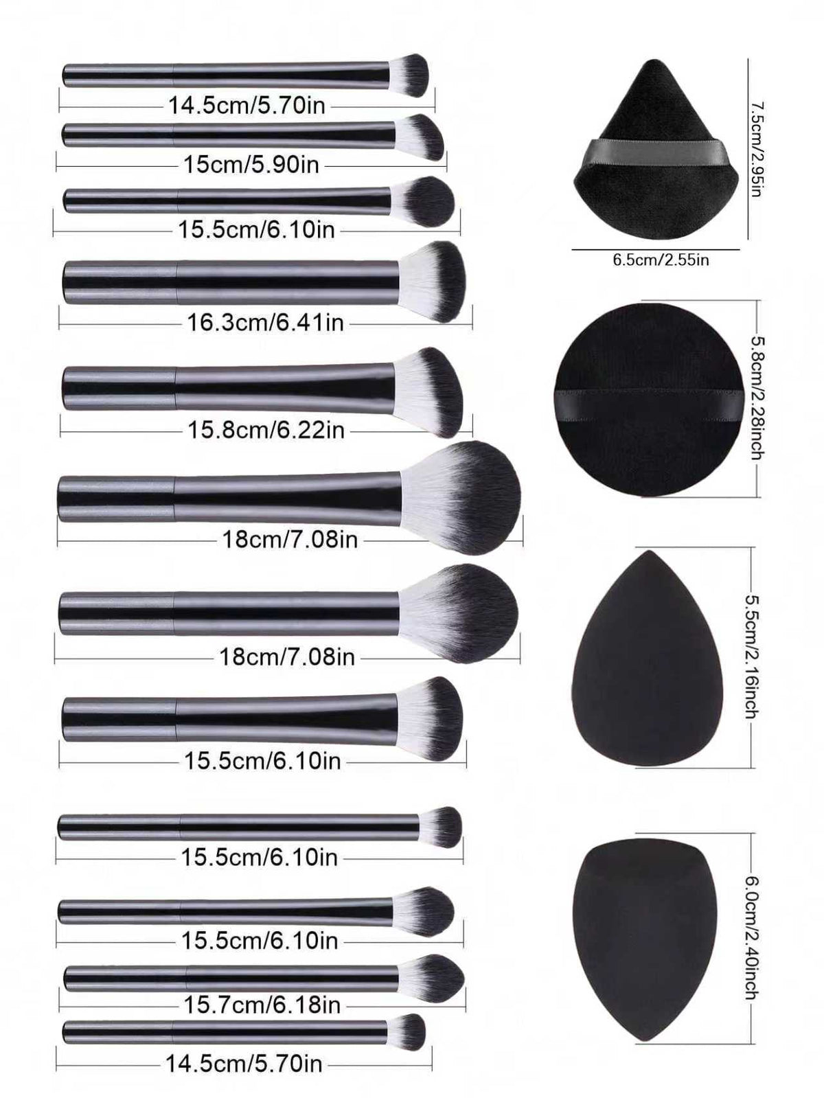 SilkTouch Makeup Brush Set